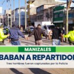 Capturaron a tres hombres que robaban a vehículos repartidores de alimentos en Manizales