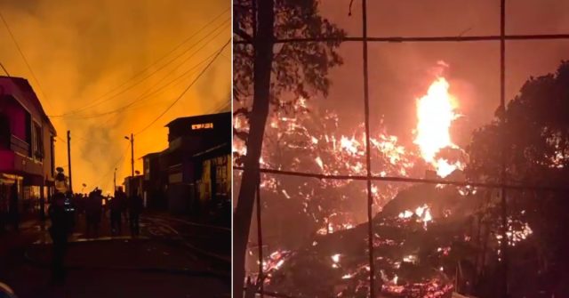 Cerca de 50 viviendas consumidas dejó incendio en Armenia