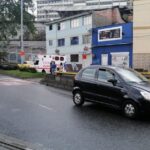 Choque de carro y moto en Ondas de Otún dejó un lesionado