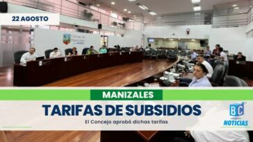 Concejo de Manizales aprobó tarifas para  subsidio de servicios públicos en estratos 1, 2 y 3