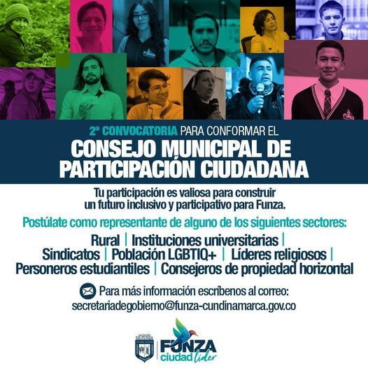 Consejo municipal de participación ciudadana en Funza