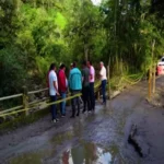 Cundinamarca: Puente vehicular amenaza con derrumbarse en Gachetá