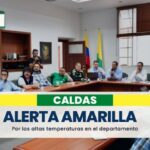 Decretan la alerta amarilla por las altas temperaturas en Caldas