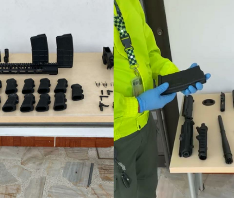 El arsenal para armar fusiles que evadió controles desde EE. UU.: captura en Cali