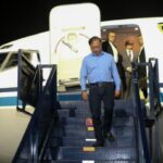 Presidente de Colombia, Gustavo Petro llegando a Costa Rica