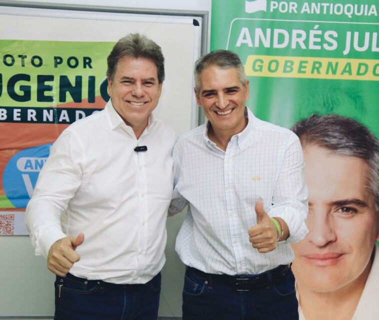 Eugenio Prieto y Andrés J. Rendón anuncian alianza para la gobernación de Antioquia