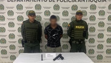 Hombres capturados por porte ilegal arma