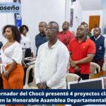 Gobernador del Chocó presentó 4️ proyectos claves en la Honorable Asamblea Departamental.