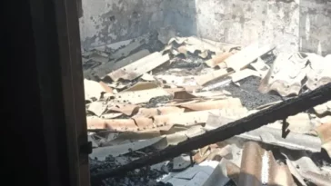 Incendio consumió parte de una vivienda en Nuevo Horizonte, Neiva