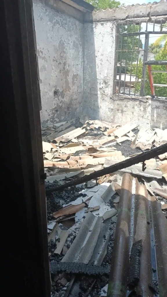 Incendio consumió parte de una vivienda en Nuevo Horizonte, Neiva