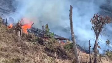 Incendios forestales afectaron cinco municipios del Quindío durante este fin de semana