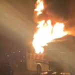 Incineraron bus de servicio público en la vía Tumaco – Pasto, Nariño