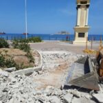 Inició excavaciones en zona de asentamiento de suelo en el Camellón de la Bahía  