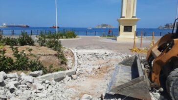 Inició excavaciones en zona de asentamiento de suelo en el Camellón de la Bahía  