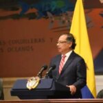 Gustavo Petro en el Congreso de Colombia