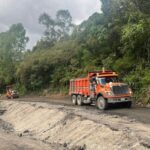 Paso provisional en la vía principal que conduce de Machetá – Guateque