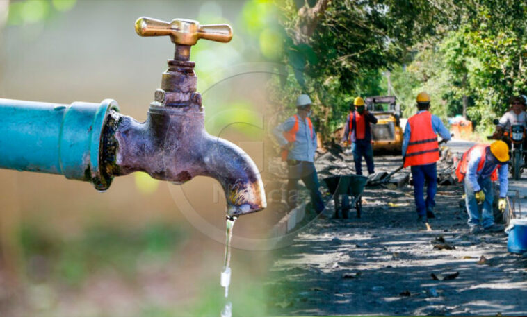 Por trabajos de pavimentación, servicio de agua suspendido en zona rural de Montería