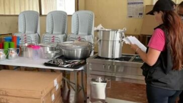 Restaurantes escolares de Nátaga recibirán nuevo paquete de dotación