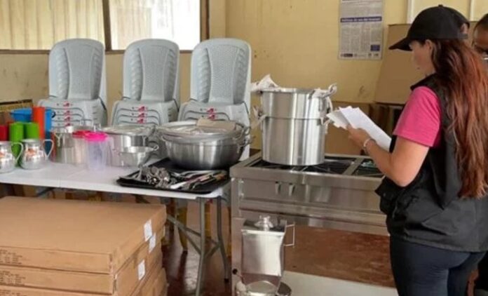 Restaurantes escolares de Nátaga recibirán nuevo paquete de dotación