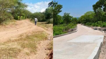 Significativo avance tiene la la vía terciaria que comunica el Resguardo Indígena Nuevo Espinal con el municipio de Barrancas. Antes y ahora.