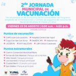 Secretaría de salud invita a la comunidad, a la Segunda Jornada Municipal de Vacunación