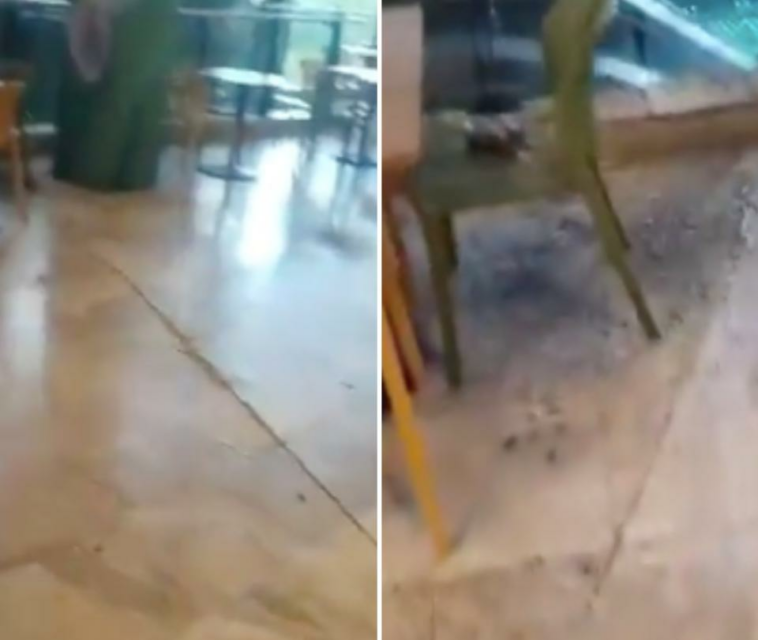 Temblor en Colombia: video muestra grieta en pleno centro comercial de Villavicencio