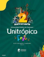 Unitrópico Fest 2023 para celebrar segundo aniversario como universidad pública