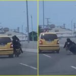 Viral: Taxista emprendió persecución y arrolló a motoristas en Soledad, ¿Qué pasó?