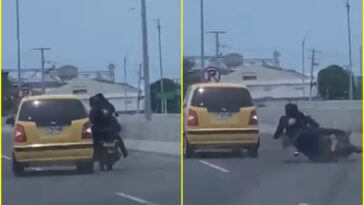 Viral: Taxista emprendió persecución y arrolló a motoristas en Soledad, ¿Qué pasó?