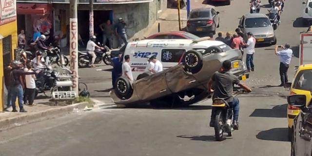 ¡Imprudencia! Se registró nuevo accidente en la 25 con 4ª Tamaná en Ibagué
