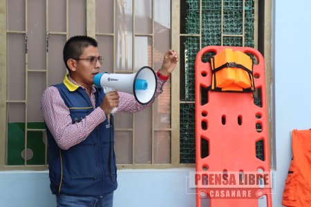 16 municipios de Casanare participan en el Simulacro Nacional este 4 de octubre