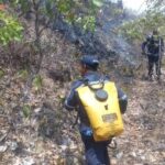 4 municipios del Huila agobiados por los incendios forestales.