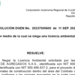 CAR niega licencia de explotación minera en Cogua, Cundinamarca
