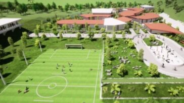 Calarcá tendrá nuevos escenarios deportivos; una cancha de fútbol y una piscina para la comunidad