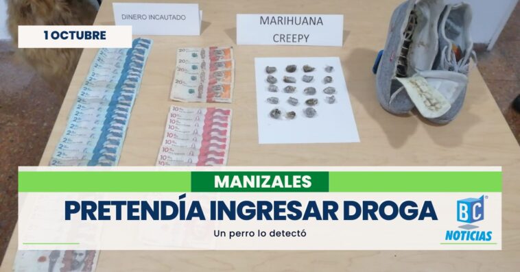 Capturan a un hombre por tratar de ingresar droga a la Unidad de Personas Privadas de la Libertad de Manizales