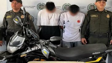 Capturaron a pareja de ladrones en moto que tenían azotado el sector del Combeima