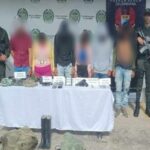 Capturaron en flagrancia seis delincuentes por el delito de extorsión bajo el modus operandi de ‘Suplantación Subversiva’ en Cundinamarca