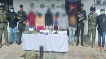 Capturaron en flagrancia seis delincuentes por el delito de extorsión bajo el modus operandi de ‘Suplantación Subversiva’ en Cundinamarca