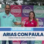 Carlos Arias se sumó a la campaña a la Alcaldía de Manizales de Paula Toro