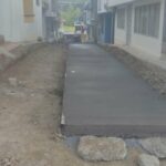 Comenzó pavimentación de calles del barrio Agualongo de Sandoná mediante convenio solidario