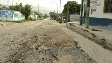 Con el apoyo del gobierno departamental, pavimentación de vía en el barrio Gaitán en Campoalegre, será realidad.
