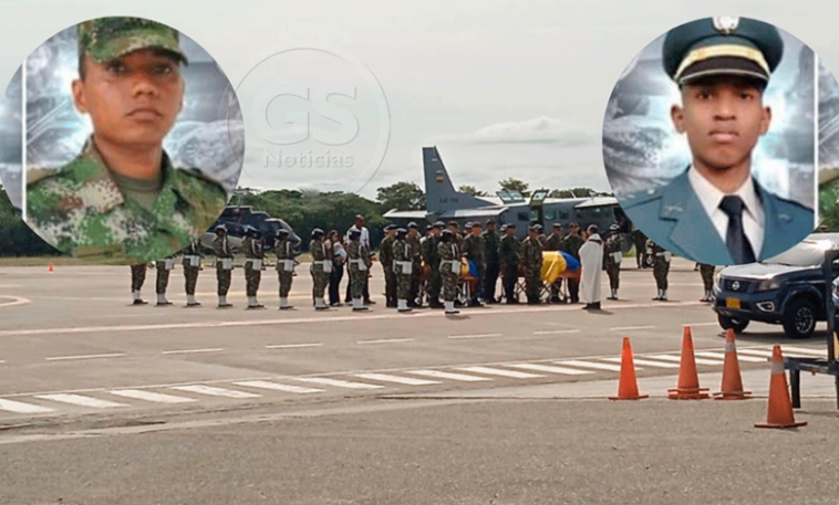 Con honores recibieron los cuerpos de militares cordobeses asesinados en Nariño