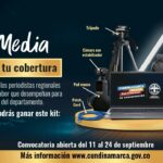 Convocatoria para entrega de kits a medios de comunicación regionales