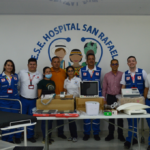 Cruz Roja entrega equipos Biomédicos a la E.S.E Hospital San Rafael