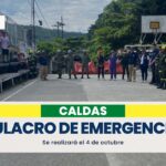 El 4 de octubre será el gran simulacro de emergencias en Caldas