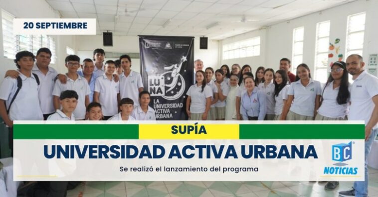 En Supía se realizó el lanzamiento del programa «La Universidad Activa Urbana (LUNA)»