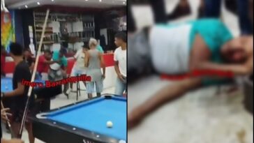 En billar en Barranquilla, trabajadores golpearon al cliente y casi termina en tragedia