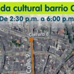 Este sábado se tendrá un cierre vial en el barrio Chipre