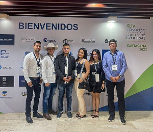 Estudiantes de Unitrópico se destacan en el XXIV Concurso Internacional de Derecho Procesal