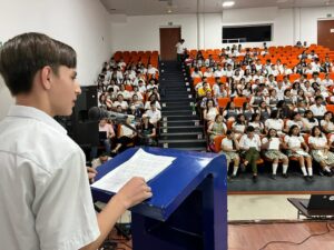 Estudiantes de Yopal tuvieron un simbólico conversatorio con vocero de la JEP 